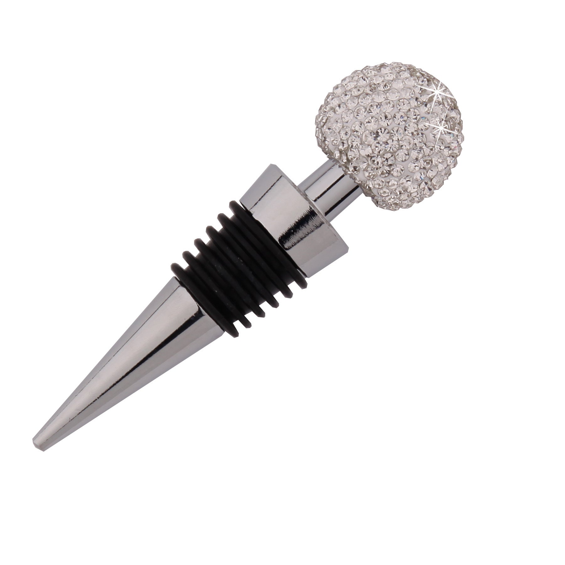 “Crystal Ball Wine Stopper – Elegant Preservative Wine Bottle Stopper”