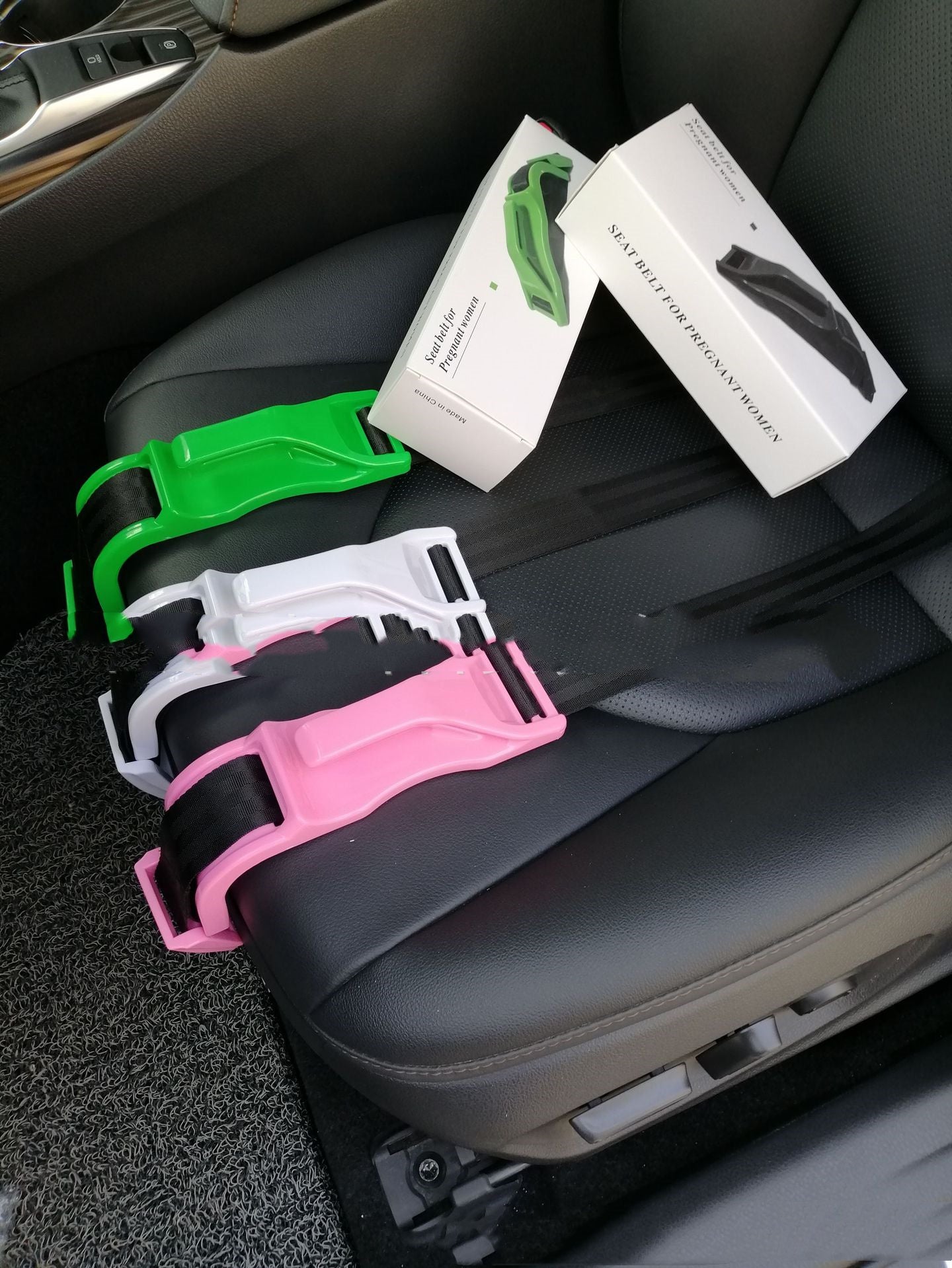 “Pregnancy Car Seat Safety Belt – Comfort & Protection Retrofit”