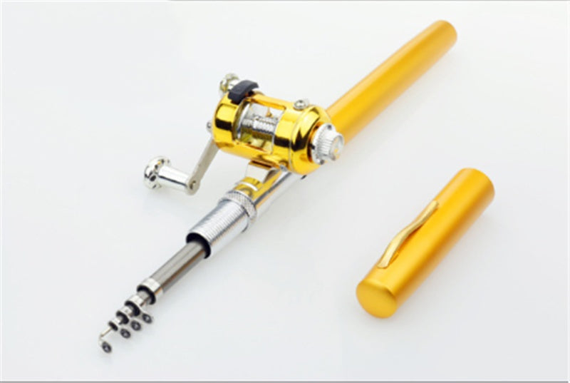 “Mini Portable Ice Fishing Rod – Pocket-Sized Raft Rod”