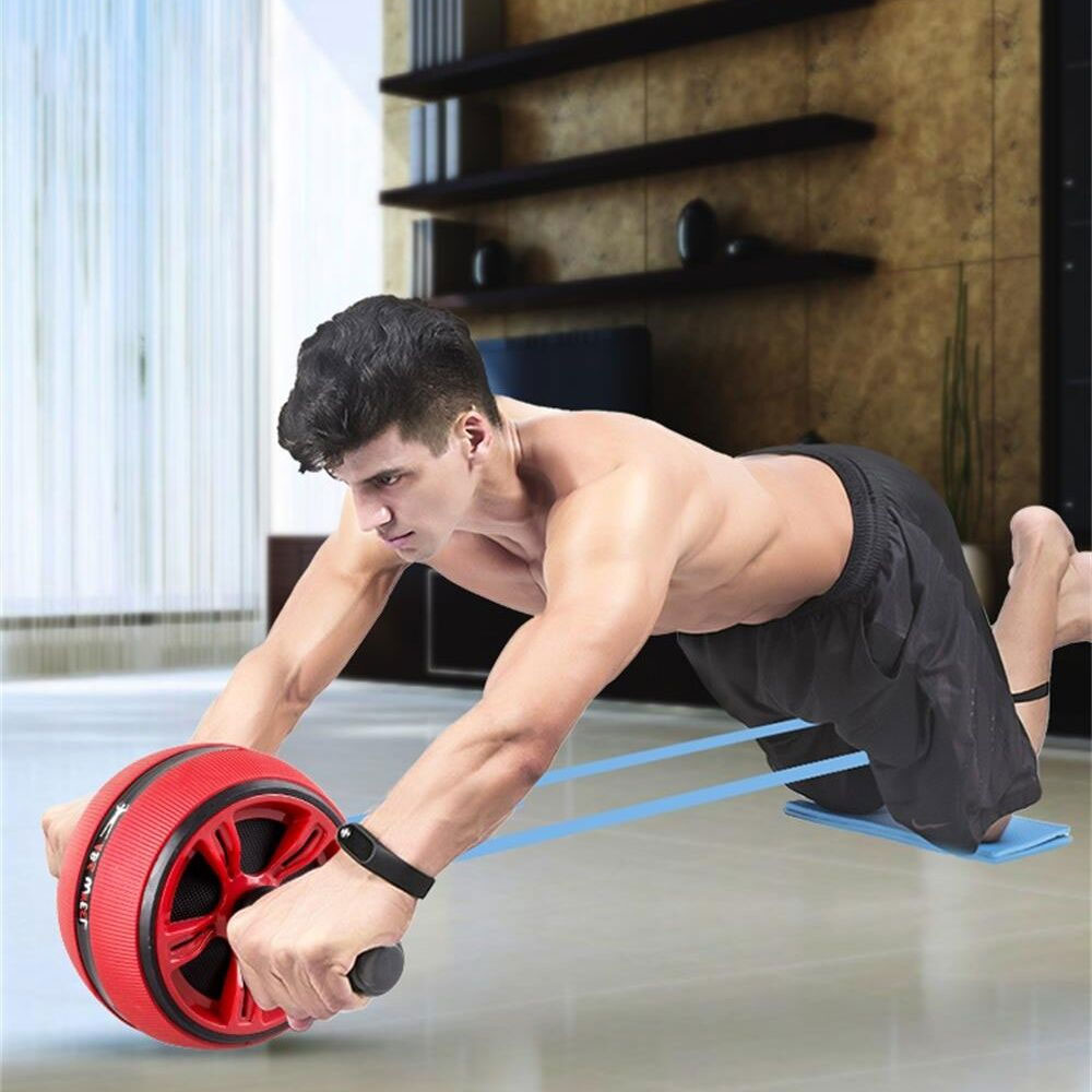 “Silent TPR Abdominal Wheel Roller Trainer”