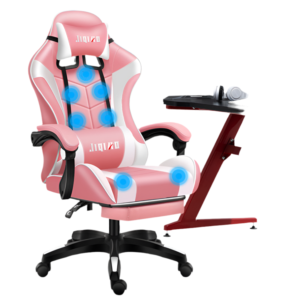 “Ergonomic Swivel Gaming Chair for Home & Dorm”