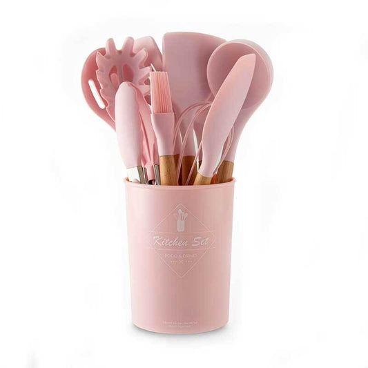 “BlushCraft 11-Piece Cooking Utensil Set”