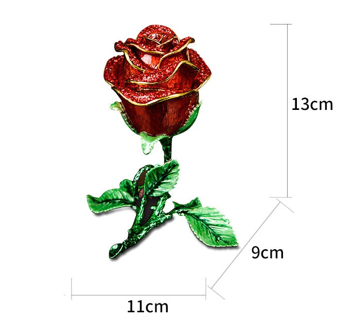 “Metal Rose Jewelry Box Decoration Ideas”