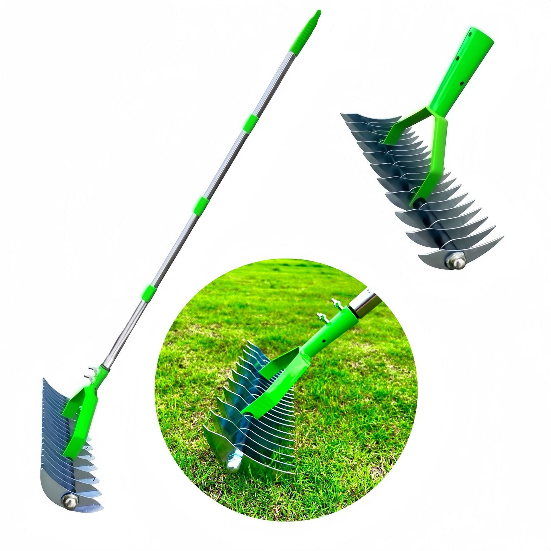 “Gardening Lawn Hay Rake & Soil Ripper”