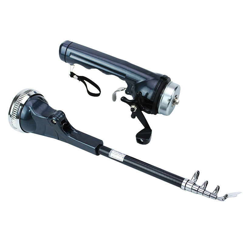 “Portable Foldable Fishing Rod – Pocket-Sized Telescopic Casting Rod”