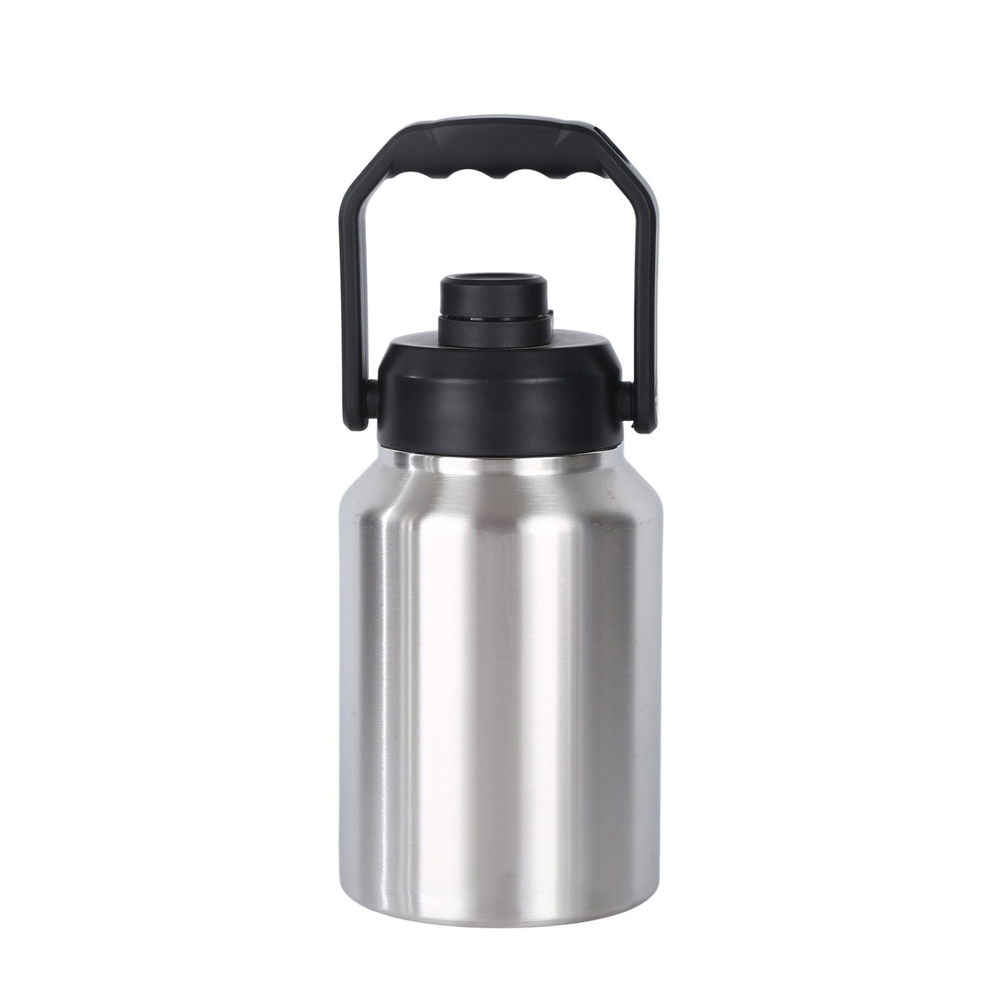 “Double Wall Insulated Stainless Steel Water Jug – 64oz/128oz with Handle”