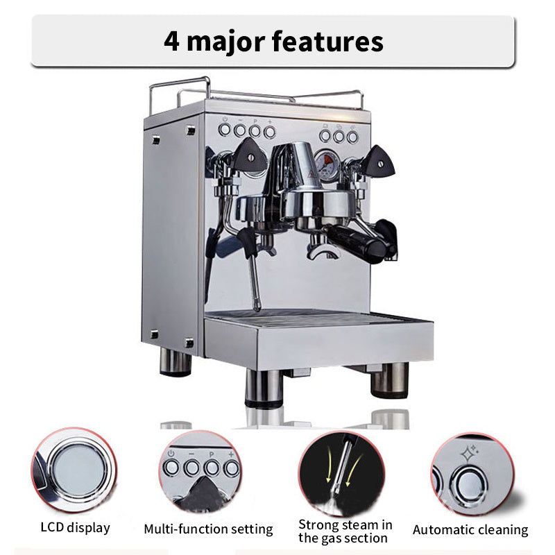 “Full Semi-Automatic Espresso Machine for Home & Business Use”