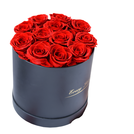 “Eternal Life Immortal Rose with Hug Bucket - Romantic Valentine’s Day Gift”