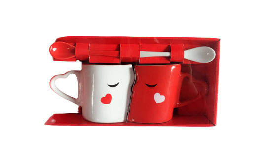 “Creative Ceramic Couple’s Mugs – Set of 2”