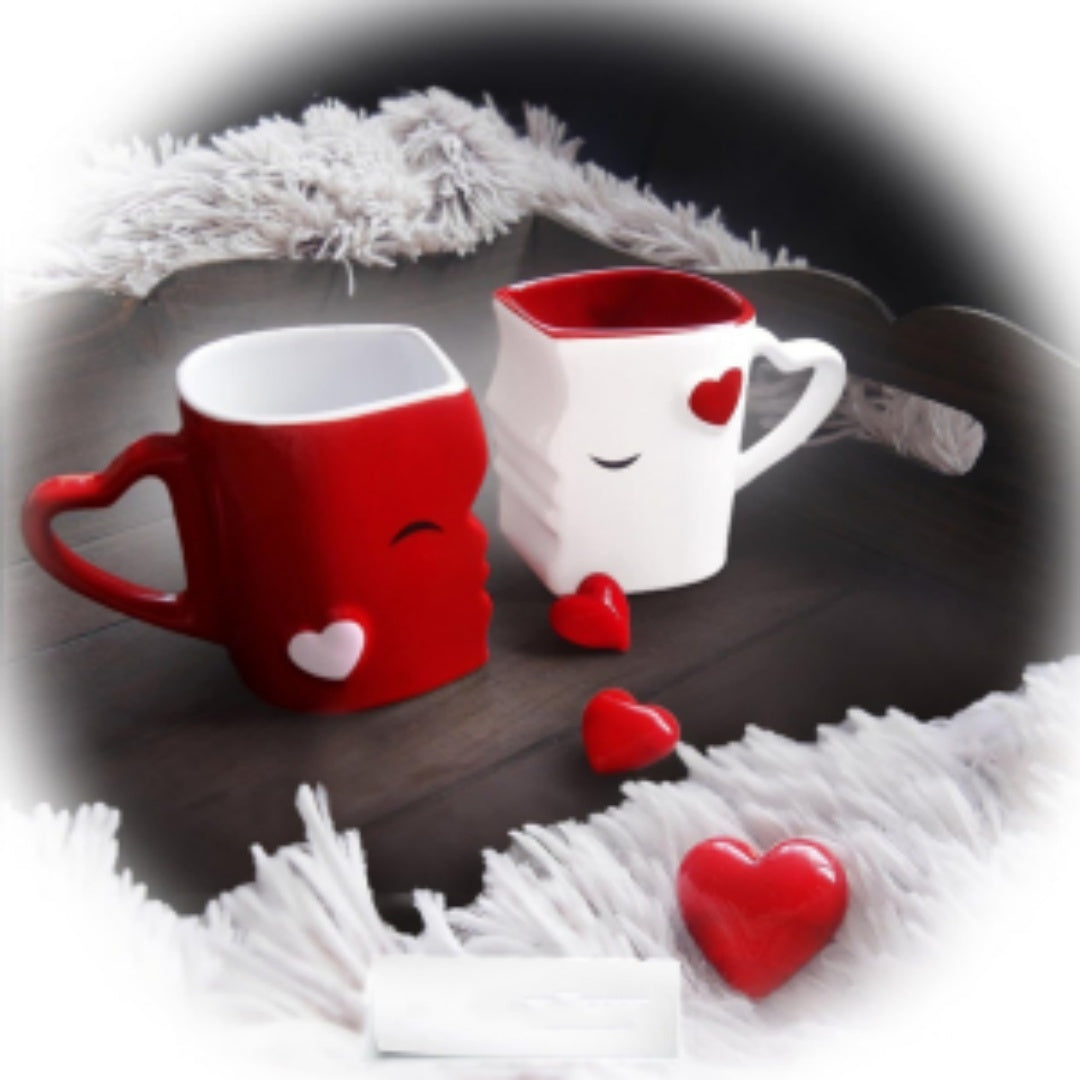 “Creative Ceramic Couple’s Mugs – Set of 2”