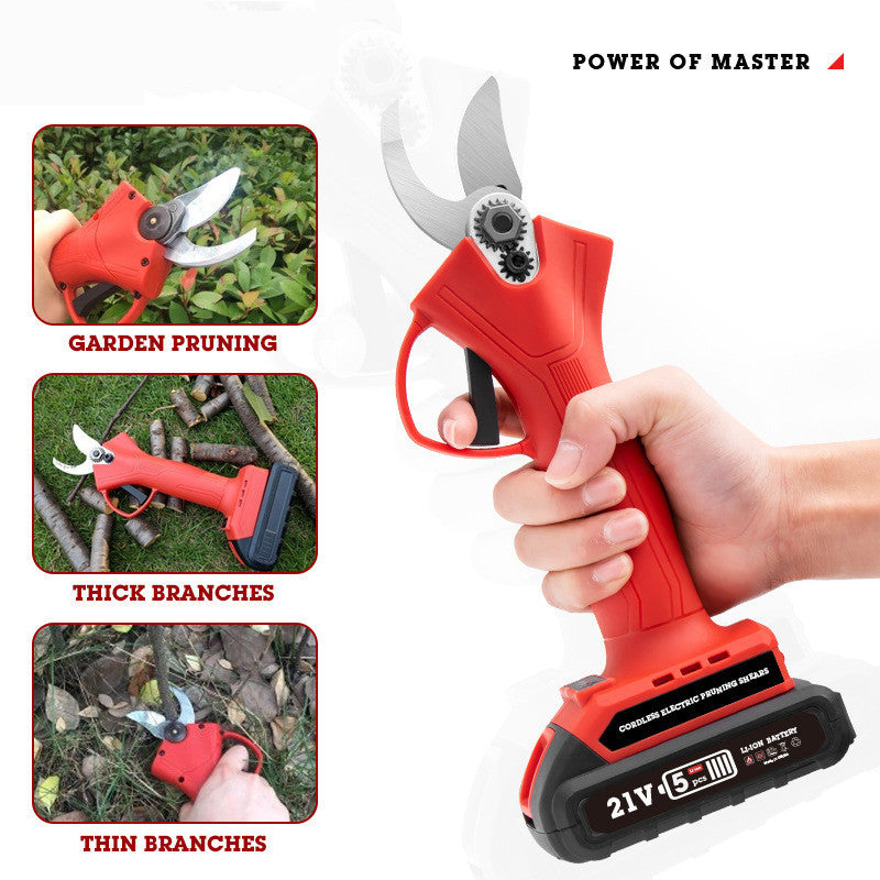 “Rechargeable Electric Branch Shears Garden Tools”