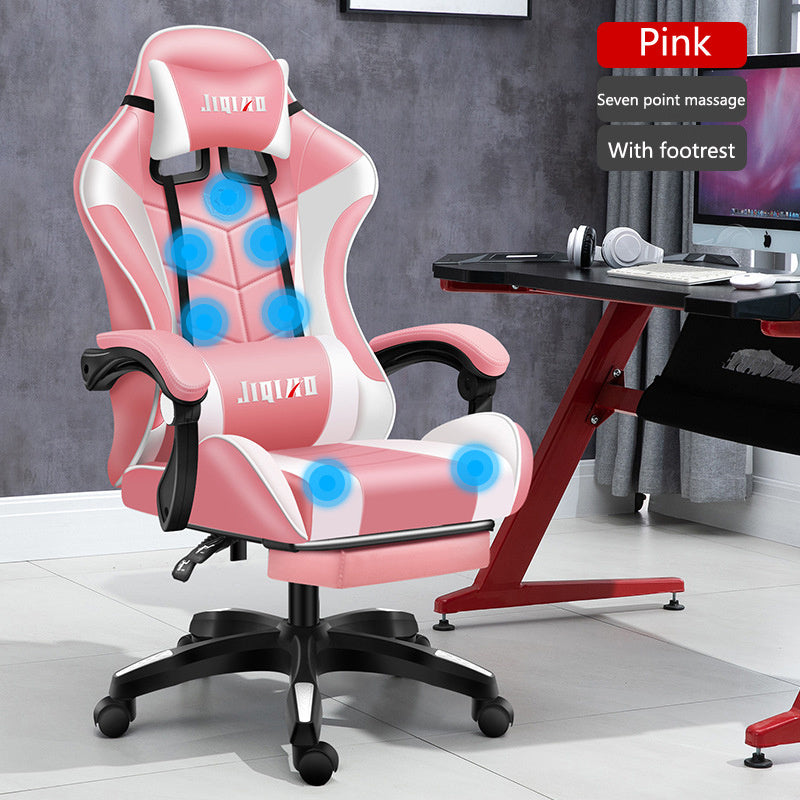 “Ergonomic Swivel Gaming Chair for Home & Dorm”