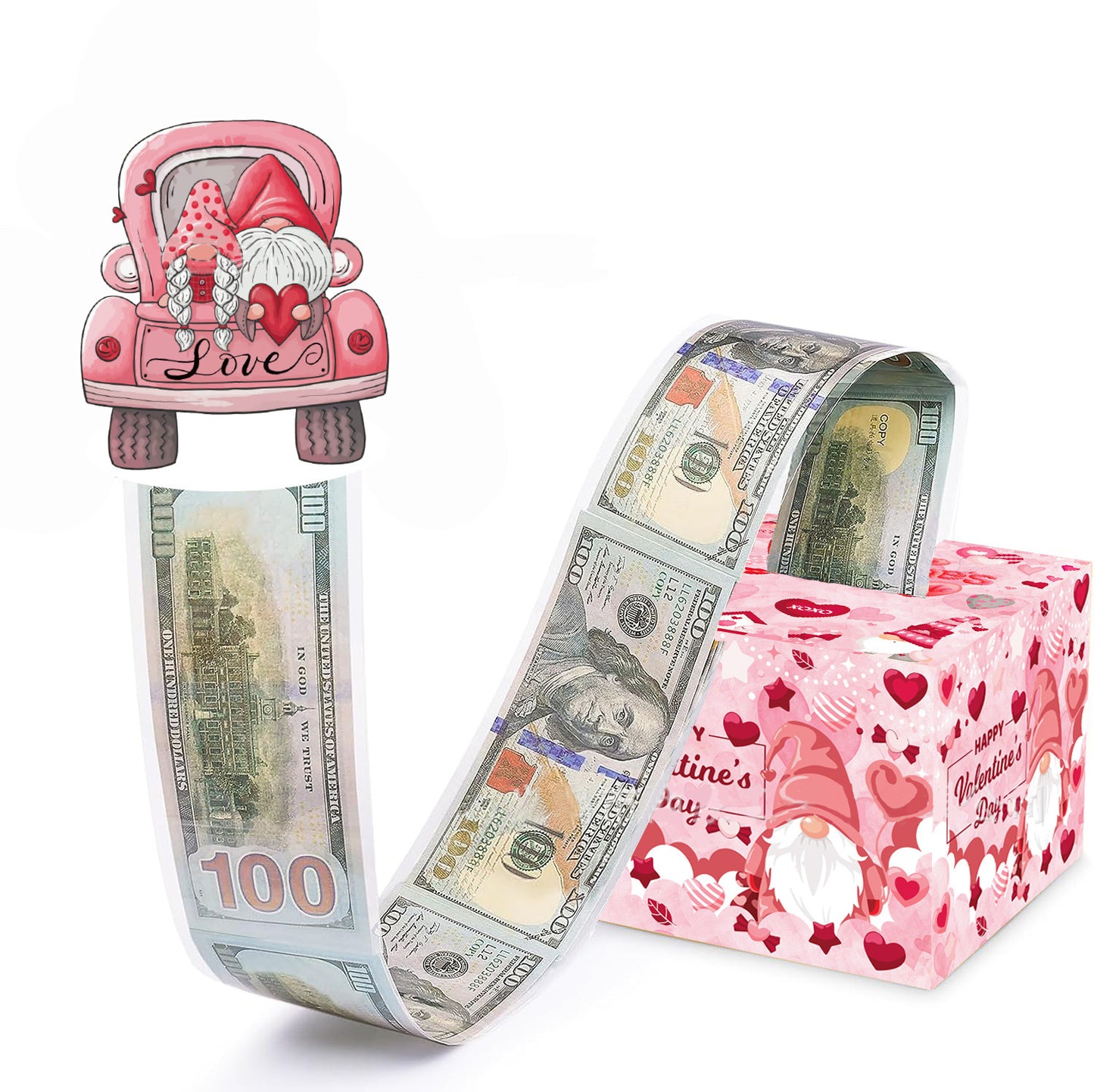 “Valentine’s Day DIY Explosion Surprise Gift Box with Money Holder”