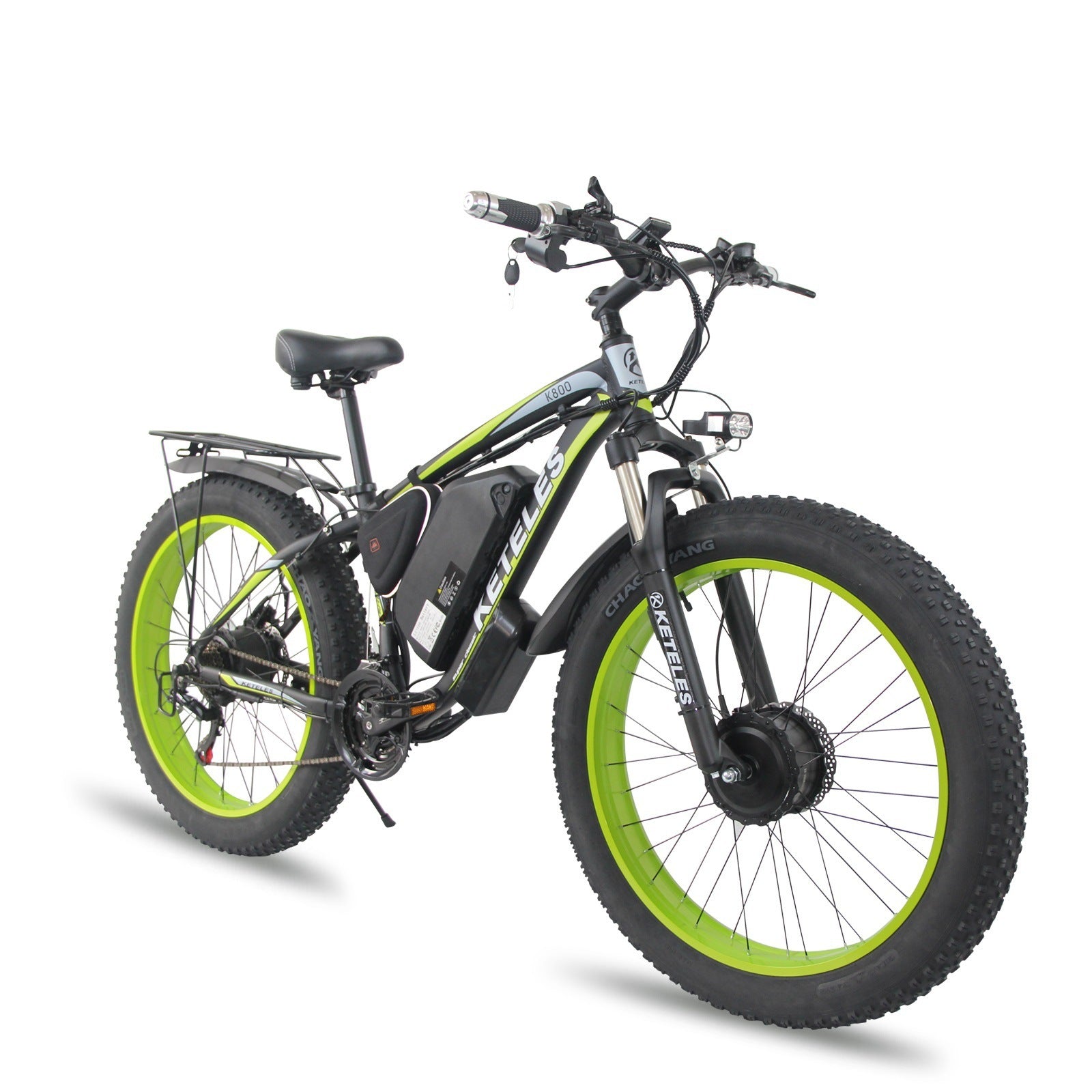 “Dual Motor 21-Speed Electric Bike”